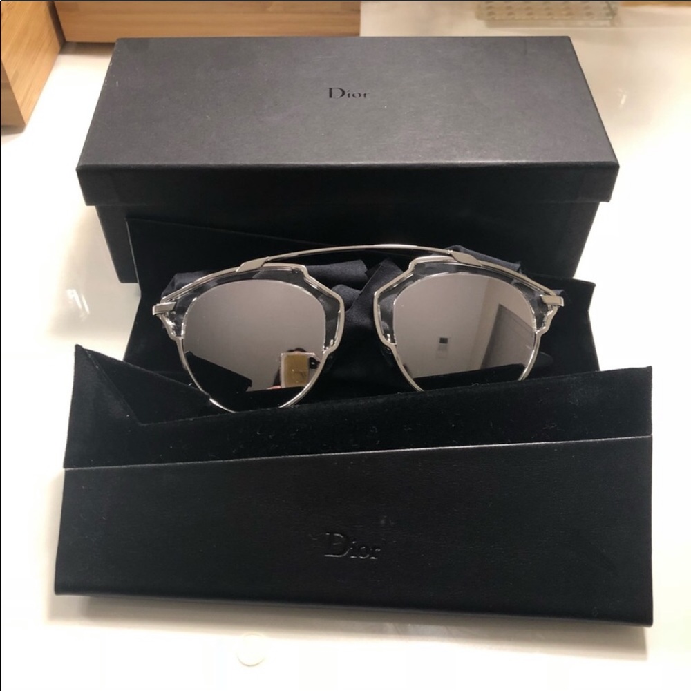 Dior so real mirror lenses sunglasses 48mm - Picture 3 of 8